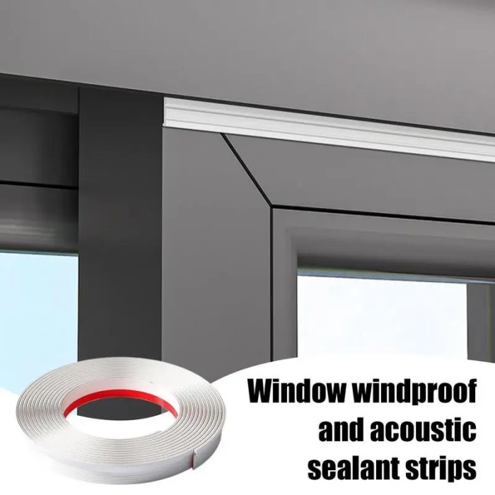 Silikon Penutup Celah Pintu Jendela Sliding Anti Debu Suara / Silicone