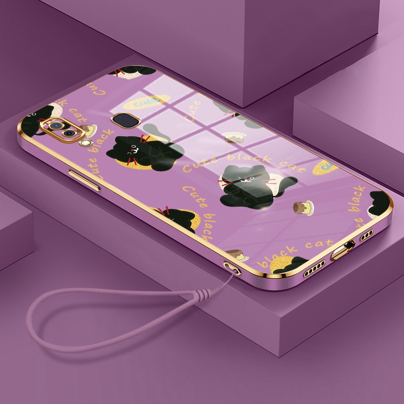 Casing Hp Untuk Samsung Galaxy A20 A30 M10s A20s A21s Case Casing Softcase pelindung silikon kucing 