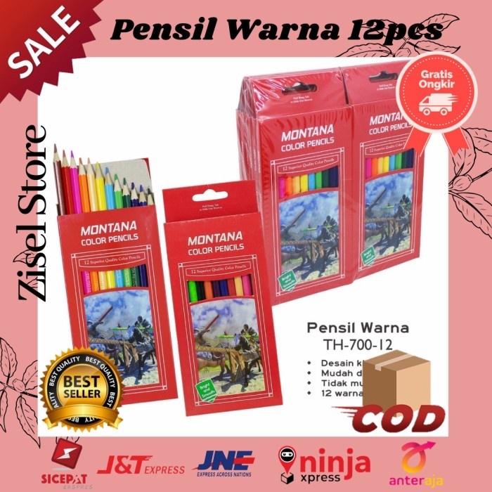 

KODE H PENSIL WARNA 12 PCS PANJANG MILTON ALAT MEWARNAI MURAH