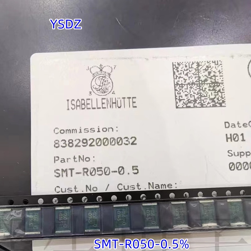 UNMO 10PCS New SMT-R050-0.5% SMT R050 0.05R 0.5% 5W 2817 SMD alloy resistor