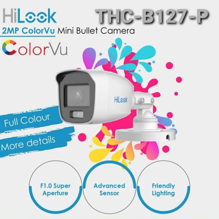 Hilook Thc-B127-P / Camera Hilook Colorvu 1080P Hilook B127P - Resmi