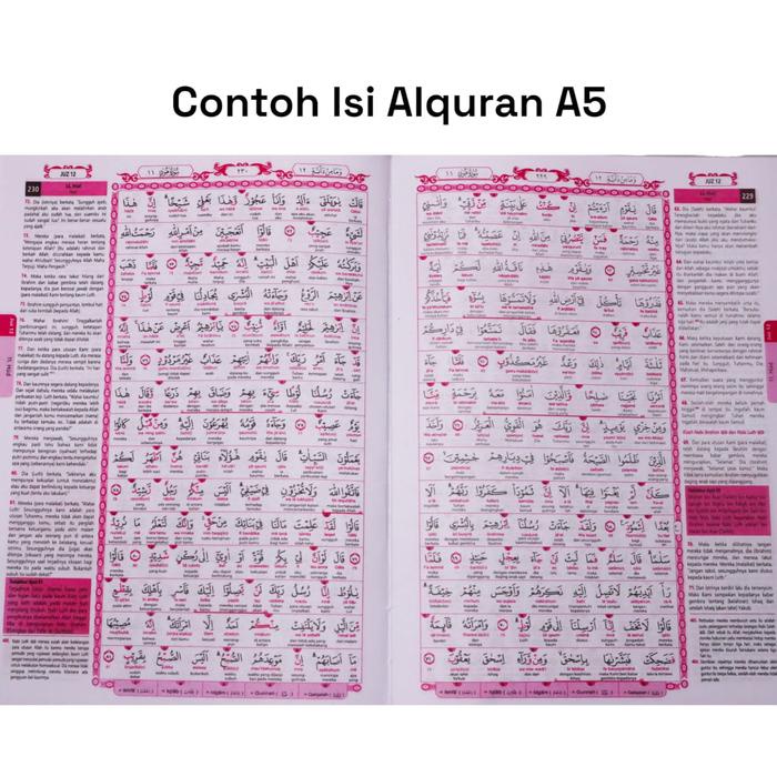AL-QURAN ANAK CUSTOM NAMA UKURAN A5 A6 / QURAN KIDS TERJEMAHAN BISA TULIS NAMA SENDIRI DI COVER /