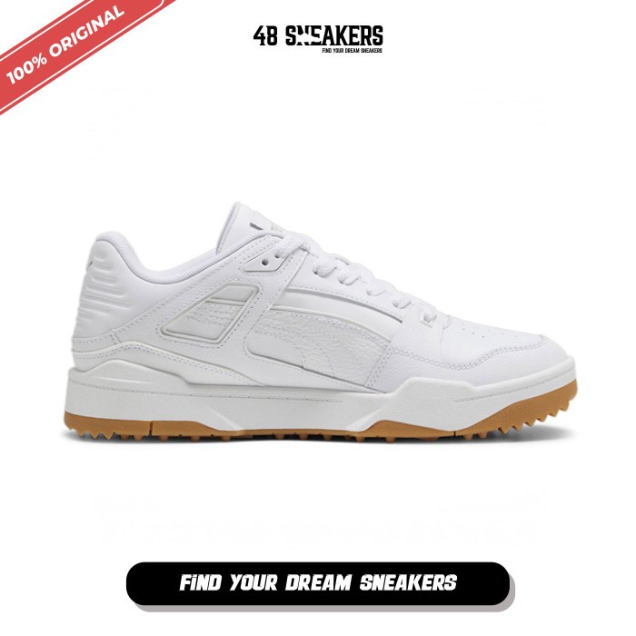Sepatu Pria Puma Slipstream G White Golf (309744-01) Original