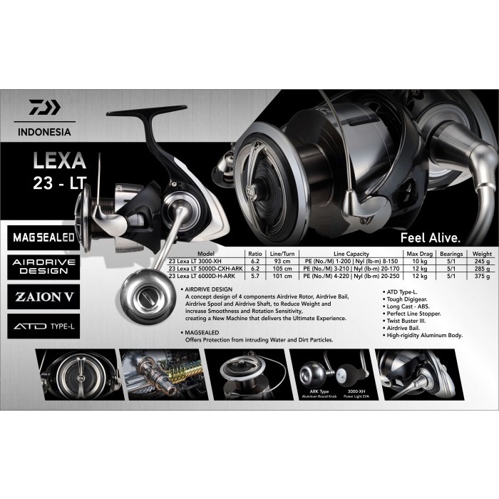 REEL DAIWA 23 LEXA LT 3000-XH