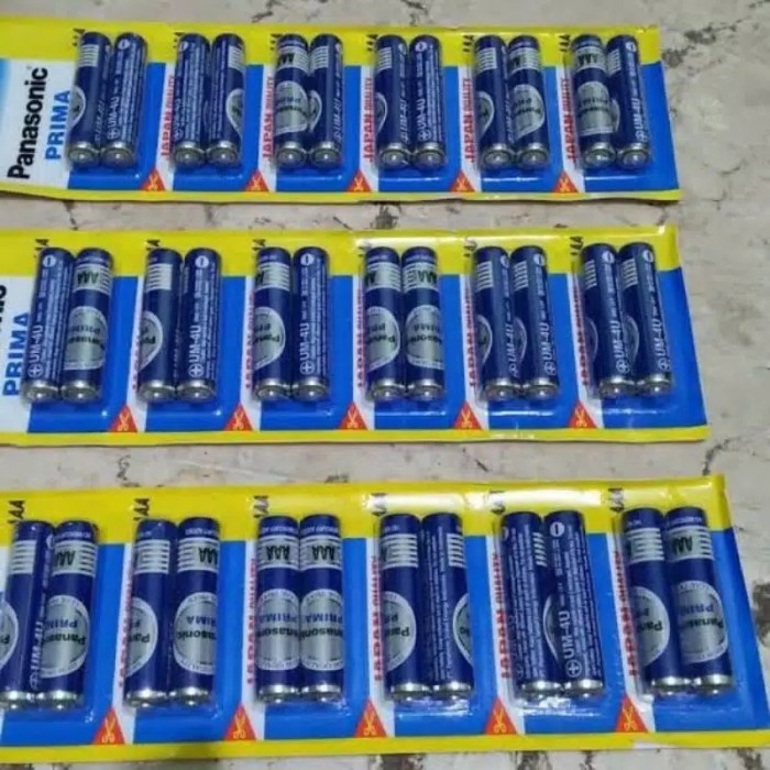 BATERAI PANASONIC PRIMA AAA (12 PIECES) 1 RENCENG - 12 PCS KODE 1108