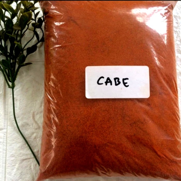 

Cabe Bubuk Murni 1000 Gram Chilli Powder 1 Kg
