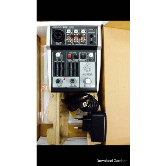 MIXER Audio BEHRINGER XENYX 302USB ( 4 channel ) ORIGINAL