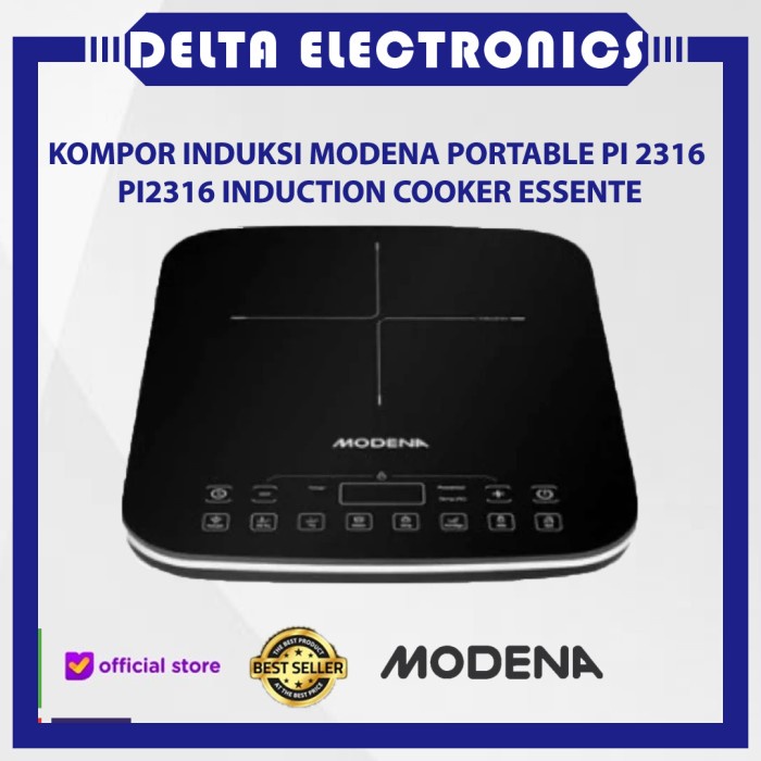 KOMPOR LISTRIK INDUKSI MODENA 1 TUNGKU PI 2316 / PI2316