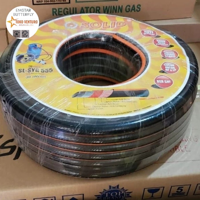 Selang Gas Solid 5 Lapis
