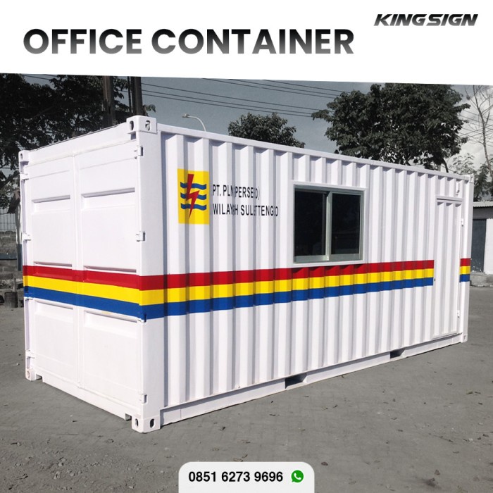 Bisa Gosend Office Container 10 20 40 Feet - Kontainer Bekas Peti Kemas Modif