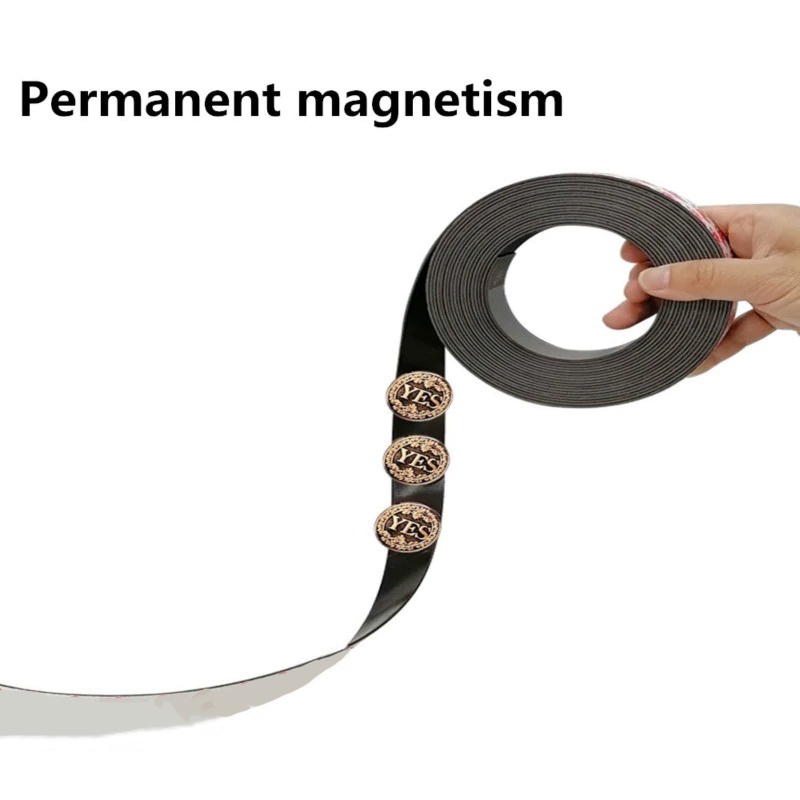

FOS Lakban Karet Magnetik Adhesive Stiker 2M 10mm - FO2