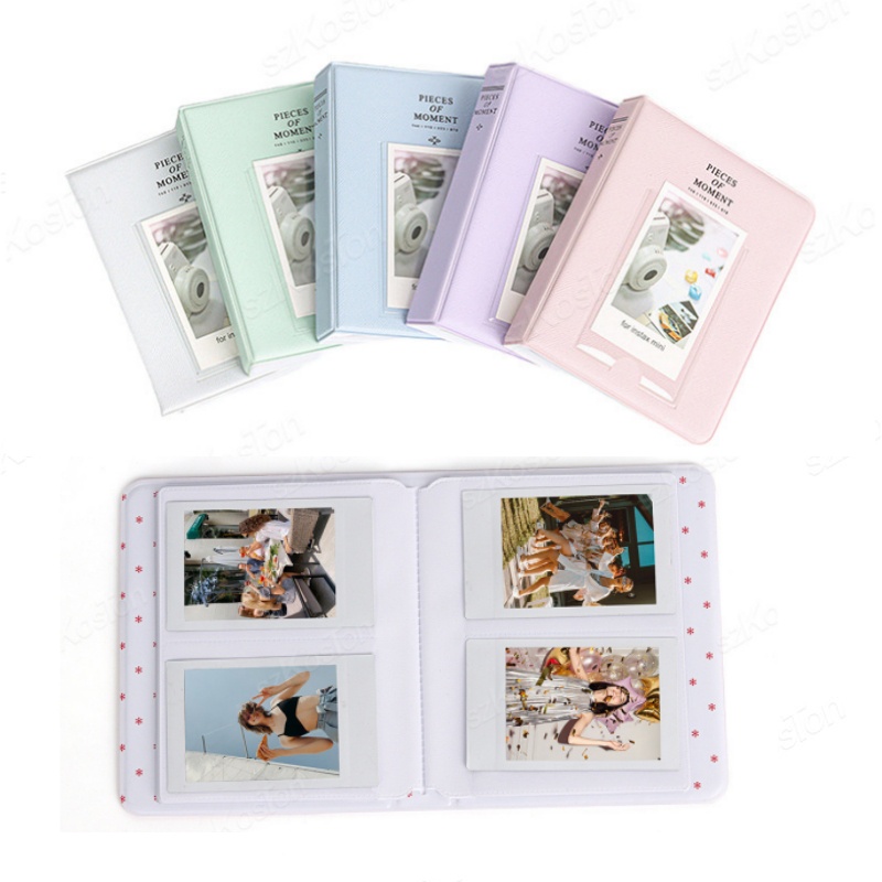

for Fujifilm Instax Mini 12/11/9 Instant Camera PU Leather Photo Album 64 Pocket 3 inch Pictures