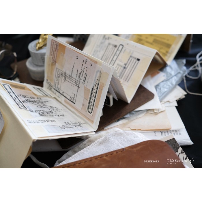 

Kurukynki Paperwork (No.1 - 3) Rubber Stamps