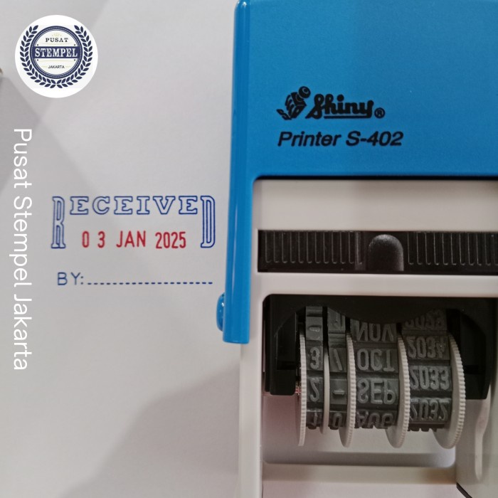 

Stempel Shiny S402R / received tanggal