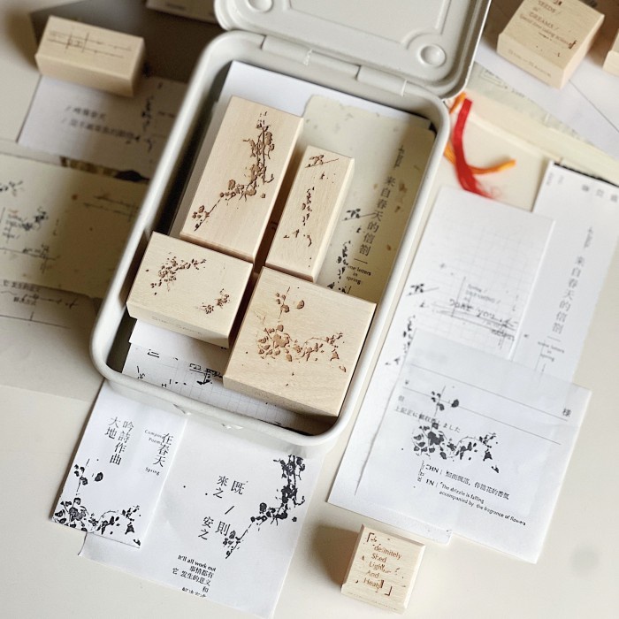 

Sue Sauce To Spring Rubber Stamp