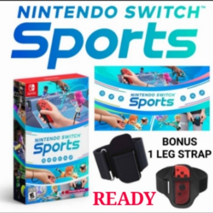 Game Switch Nintendo Switch Sports Bonus Leg Strap Official