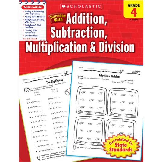 

TERBARU! Success with Addition subtraction, Multiplication & Division Grade 4