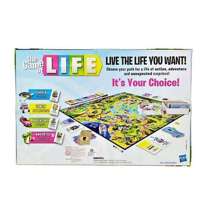 

TERLARIS! The Game of Life Board Game - Includes Vacation Cards