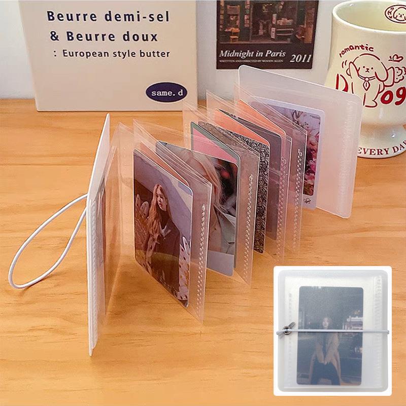 

10 Pockets Foldable Mini Photo Album Cartoon Album Photo Photocard Holder Book Collect Organ Album