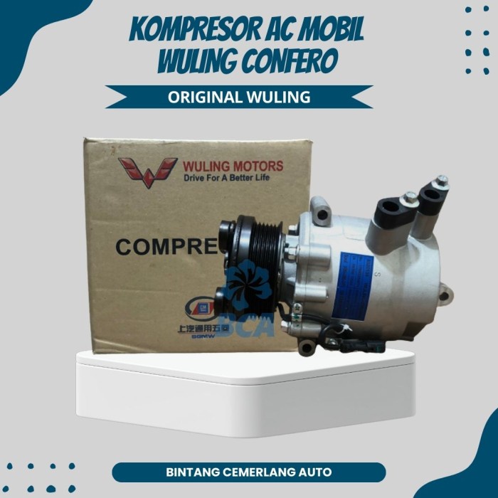 TERBARU KOMPRESOR AC MOBIL WULING CONFERO ORIGINAL WULING