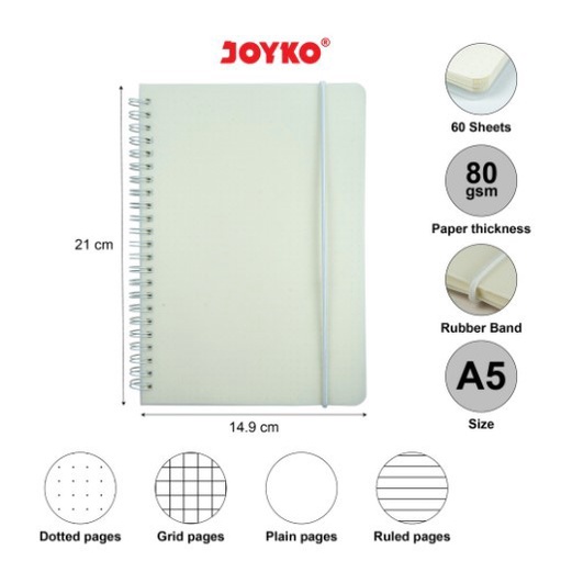 

Notebook Joyko A5 60 Sheets Nb700 / Buku Catatan / Buku Tulis