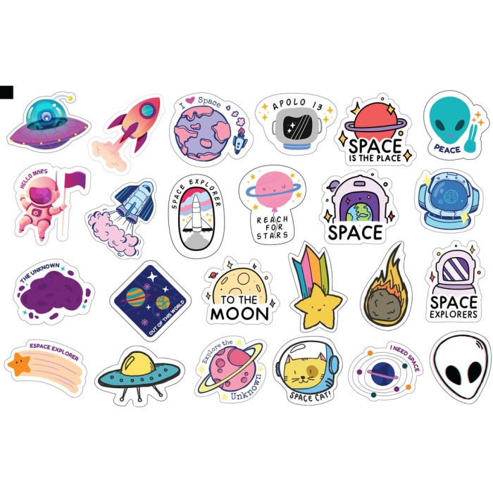 

Bukuqu Stiker Journal Galaxy Untuk Notebook, Planner