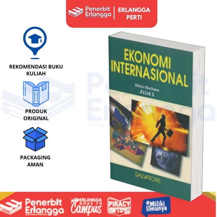 [Erlangga Official] Buku Referensi: Ekonomi Internasional Jilid 1 - Salvatore