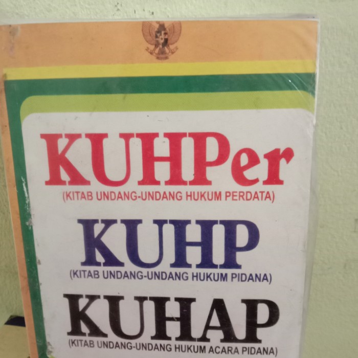 buku kuhper kuhp kuhap