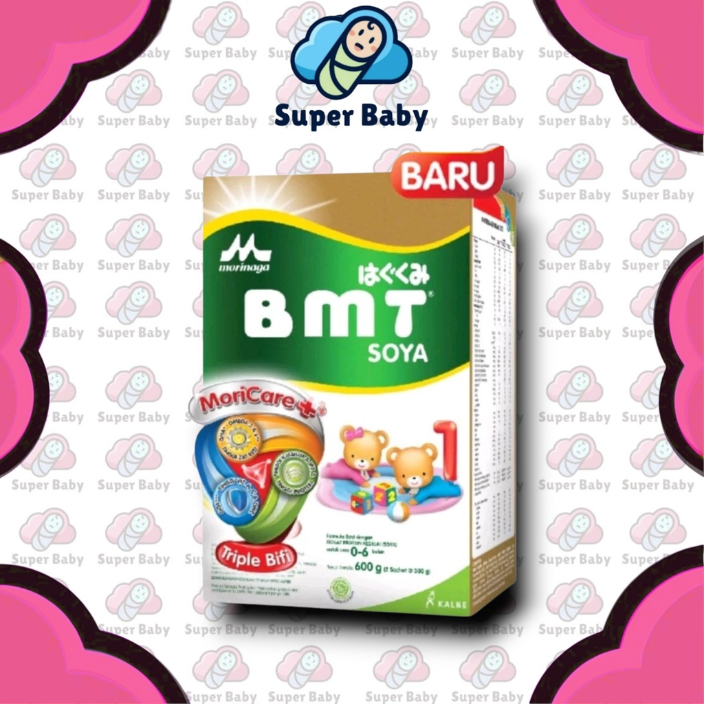 SUSU BAYI MORINAGA BMT SOYA 1 USIA 0-6 BULAN MORICARE 600gr