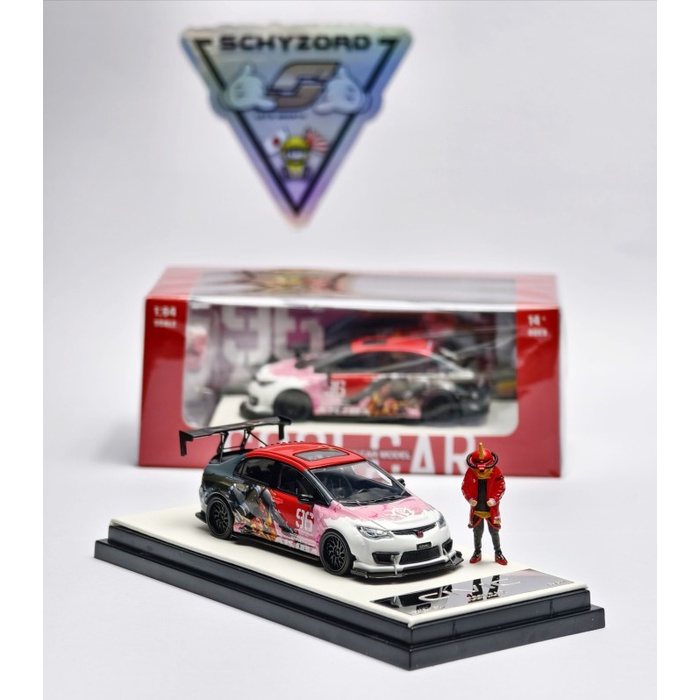 Cool Car x Time Micro Honda Civic Spoon FD2 Type R Gundam AKIBA FIGURE Race Edition Limited Edition