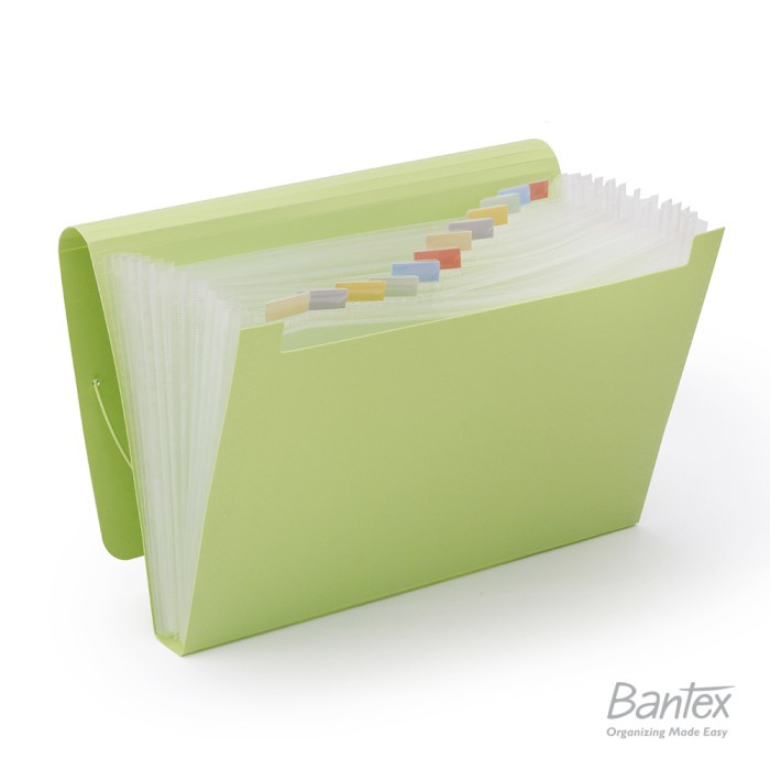 

Bantex Expanding File Folio Pistachio 3601 72 Kode 529