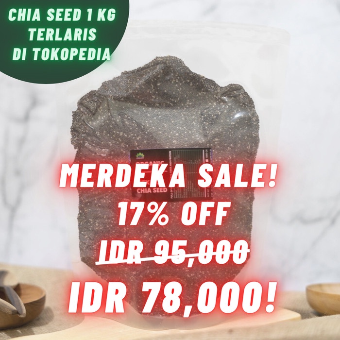 

Chia Seed Mexico Organik Chiajoy Untuk Diet 1 KG - CHIASEED