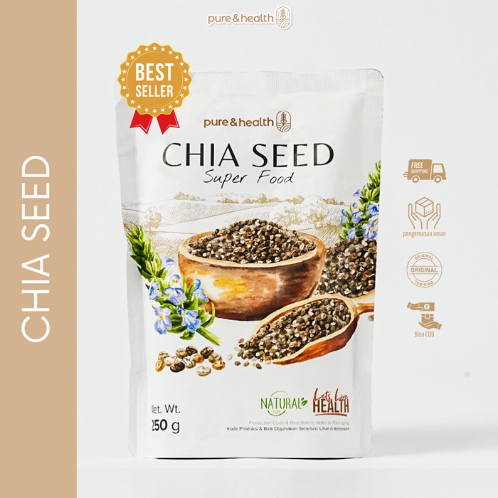 

Biji Chia Seed 250g Organik Black Chiaseed Original Natural Super Food