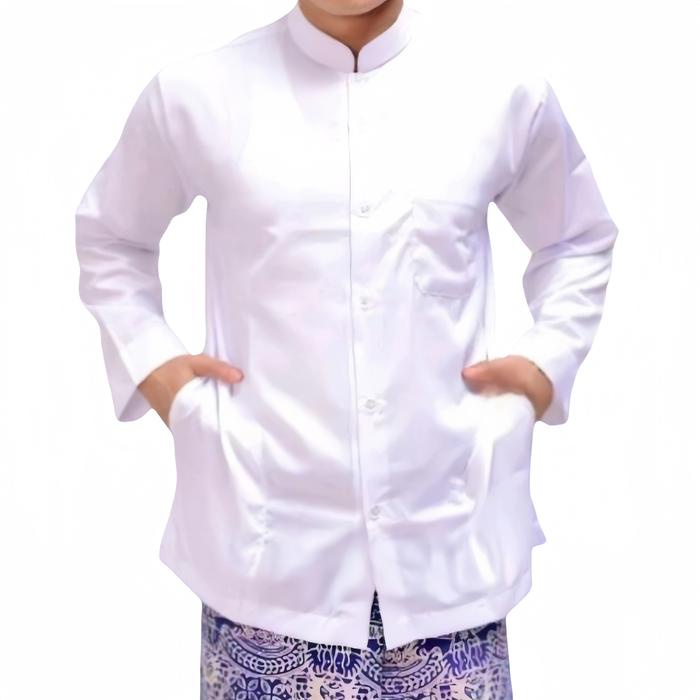 OBRAL { JUMBO } baju koko pria dewasa jumbo XXXL model ammu amu koko haibah habib habaib lengan