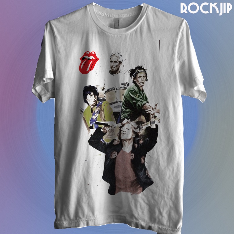 Jual Kaos Baju Distro Musik Band Rock Punk Indie Metal Pria Wanita Original Second Rolling Stones Te