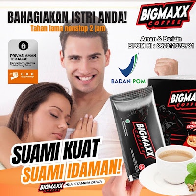 

[Sudah BPOM] BIGMAXX Coffee Kopi Stamina Pria Kuat Tahan Lama Bebas Efek Samping Extra Gingseng