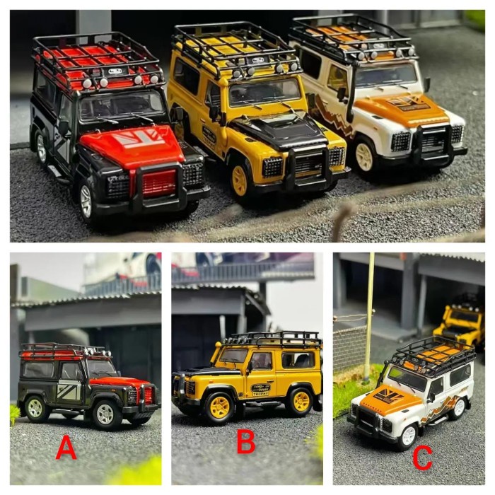 Master 1/64 Land Rover Defender 90 Diecast