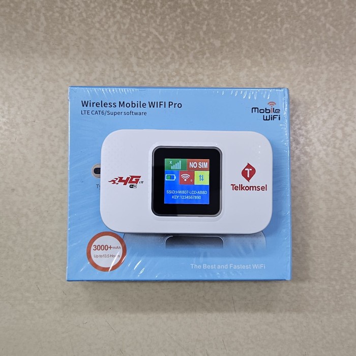 MODEM MIFI 4G TELKOMSEL HW807 PRO UNLOCK ALL OPERATOR 3000MAH KONEKTOR TYPE C