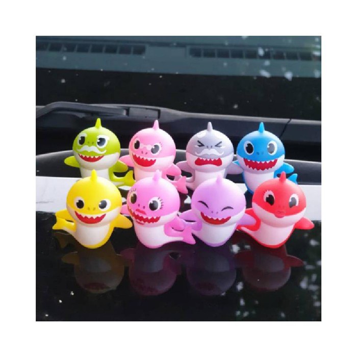 Pajangan / Cake Topper Kue Baby Shark Cars Doraemon Paul Frank Unicorn