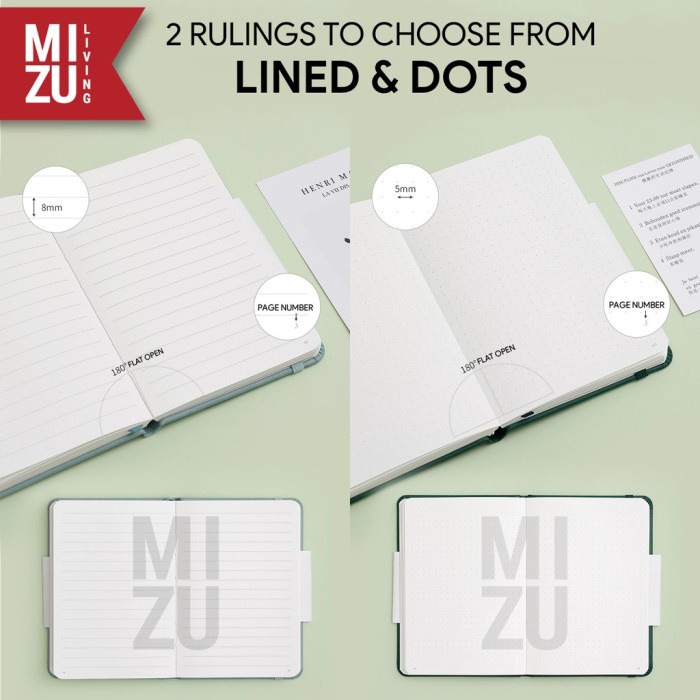 

PAPERIDEAS A6 HardCover NOTEBOOK 100GSM Paper BUJO Bullet Journal Foun