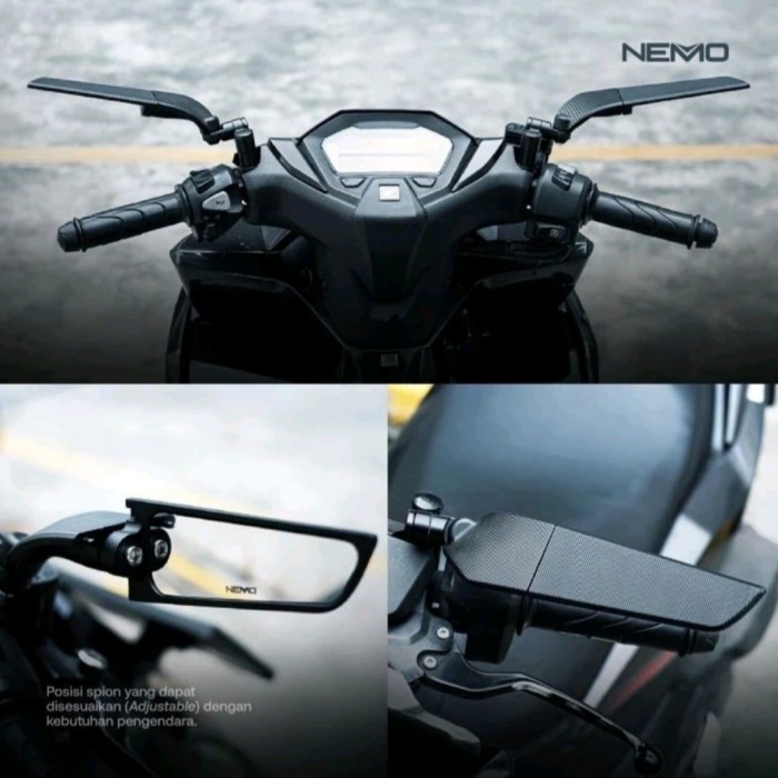 Menarik Spion Winglet Nemo 1367B-6 Jumbo Universal