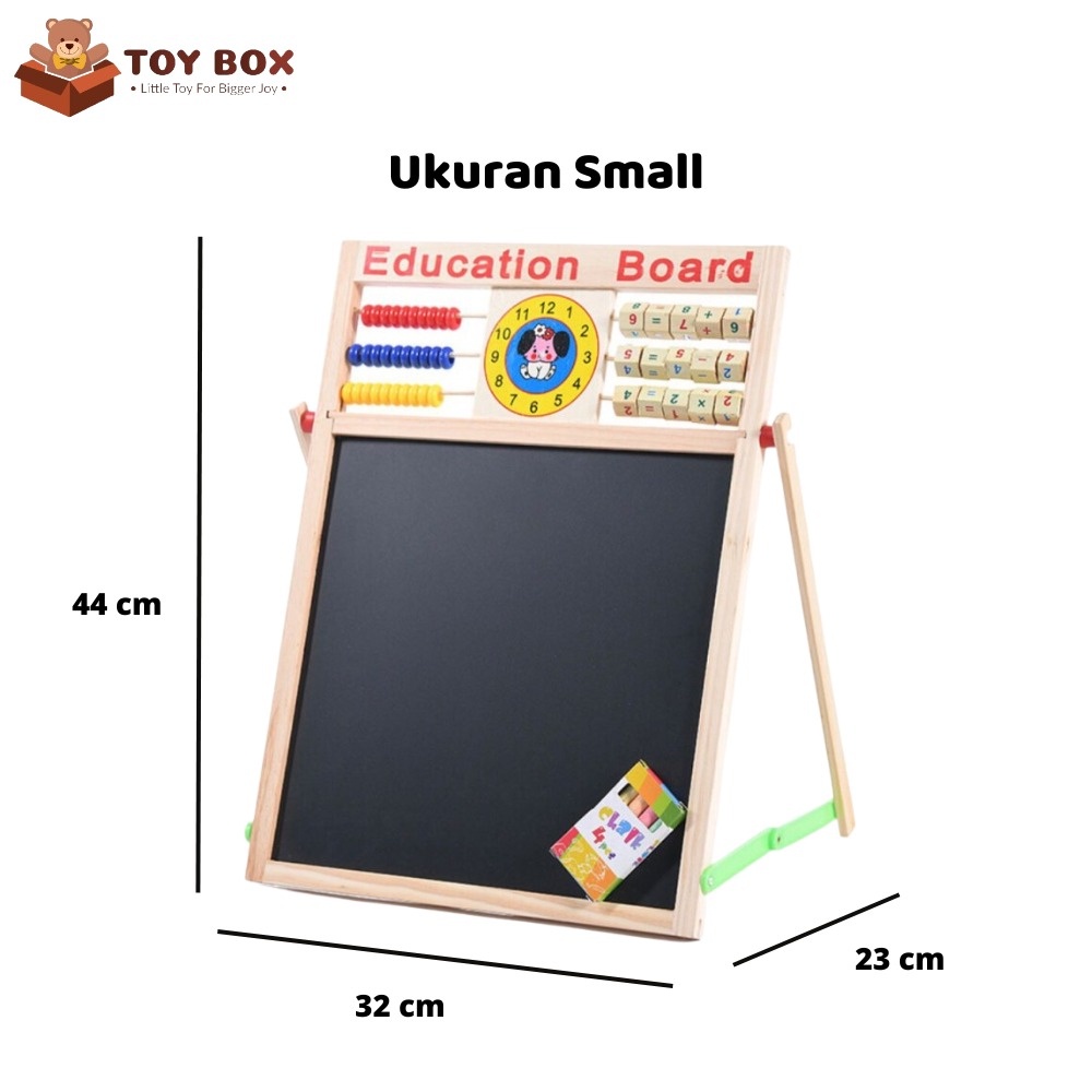 

Mainan U Mall 2In1 Education Board - ( Bla Dan Whiteboard ) Papan Tuli Belajar / Menggambar /