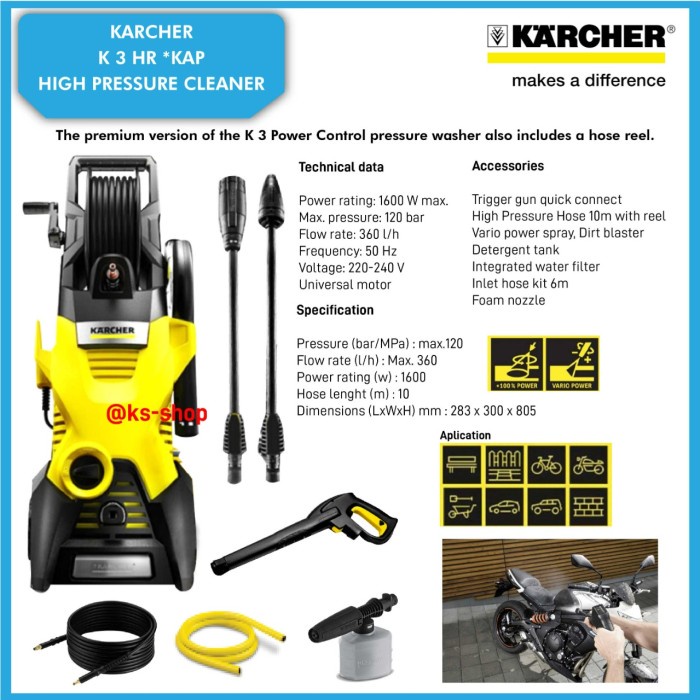 Netivot Karer K 3.450 K3450 K 3450 High Pressure Cleaner