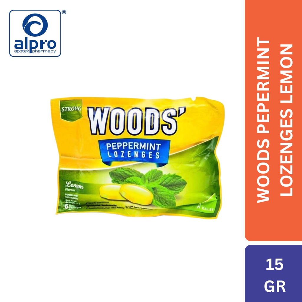 

Woods Lozenges Lemon / Pelega Tenggorokan