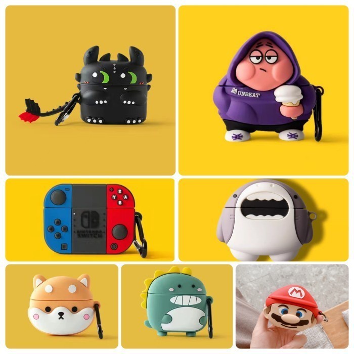 Casing Case Eggel Quitebuds Neo Case Cover Pouch Silicone Lucu Termurah