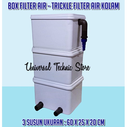 Kotak Susun Box Filter Air / Kotak Susun Trickle Filter Kolam Ikan