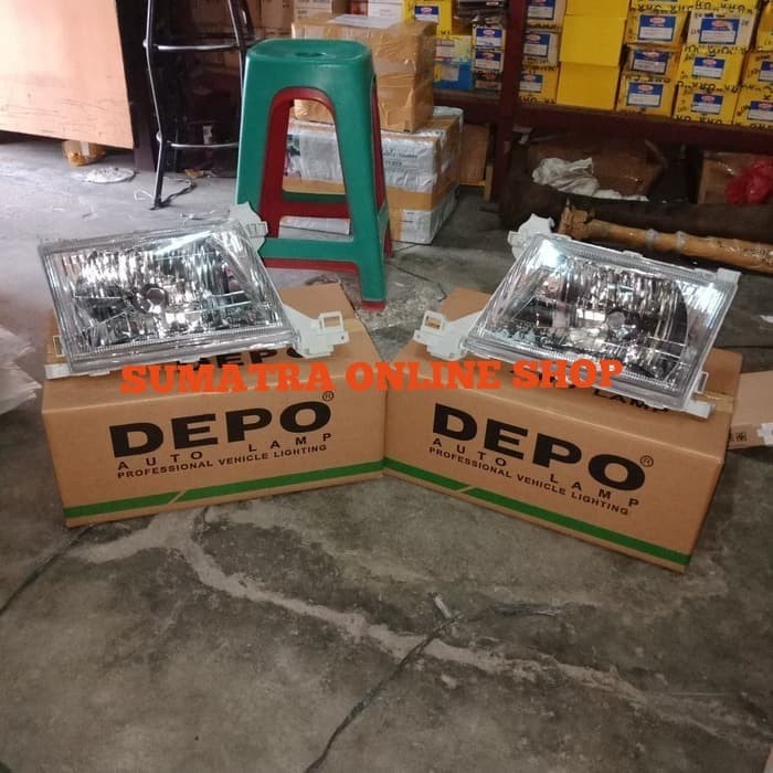 Lampu besar/lampu depan kijang kapsul 2000-2002 kanan+kiri (depo asli)