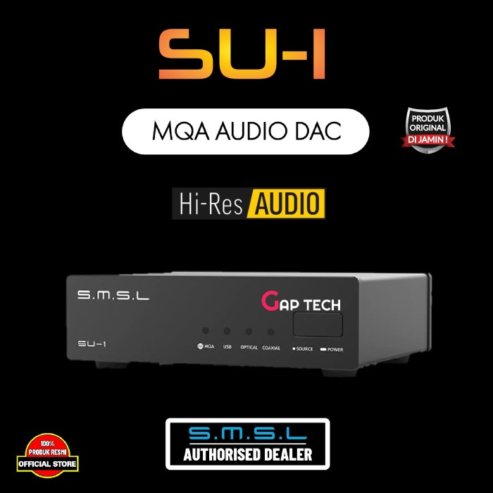 Smsl Su1 / Su 1 Hi-Res Mqa Ak4493S Digital To Analog Convertor Dac Best Seller
