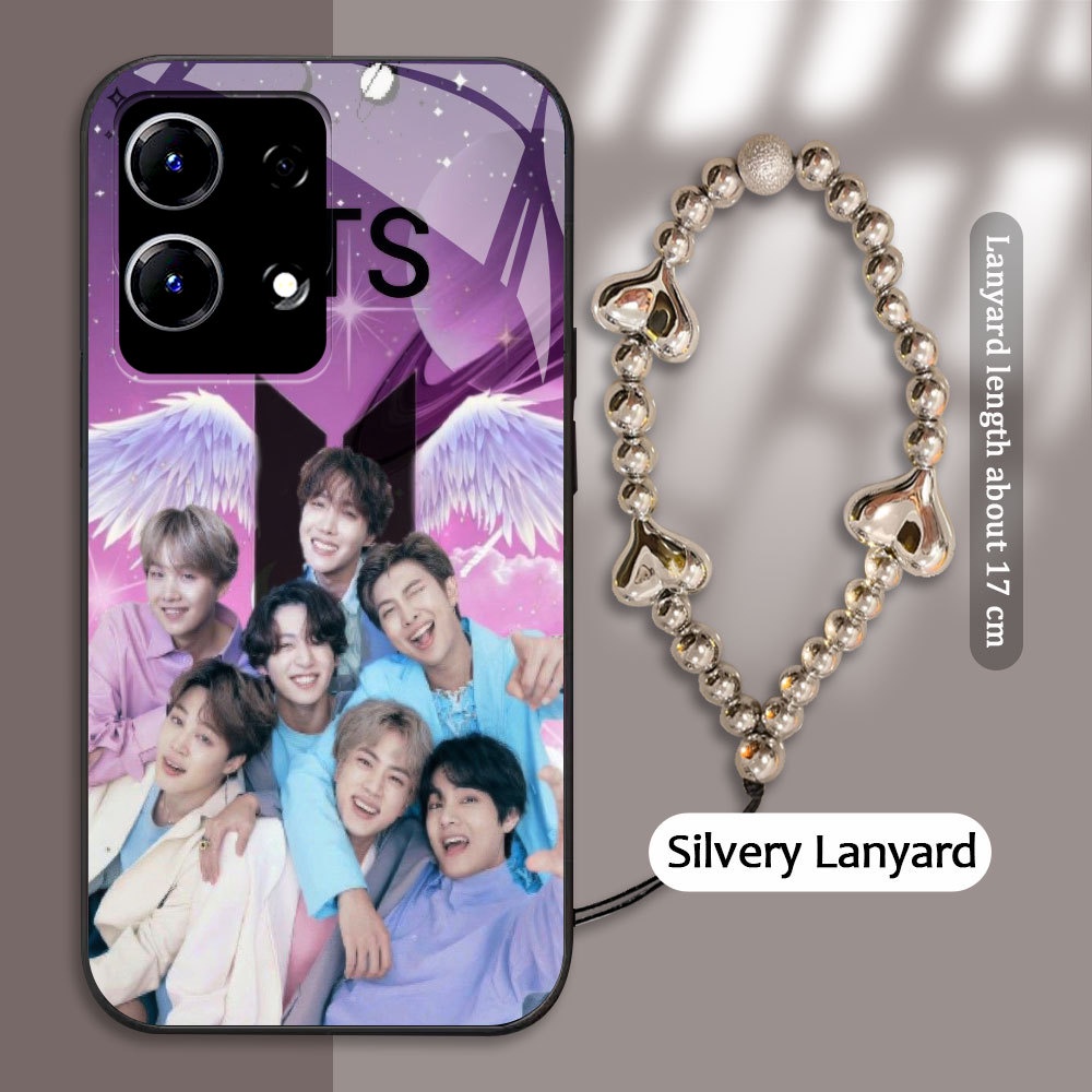 Tempered Glass case For Xiaomi Redmi Note 10 11 12 13 Pro Max PLUS Lite 10S 11S 10T 5G 4G kasing Han