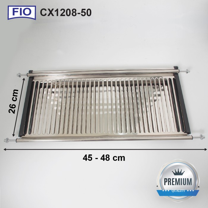 Fiorentino Rak Piring / Rak Piring Lemari Sink Stainless CX1208-500